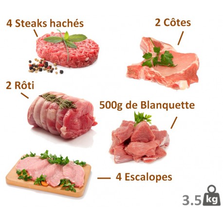 1/2 lot de Veau Fermier