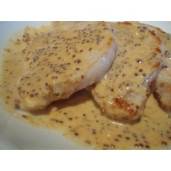 Côte marinée sauce dijonnaise