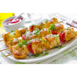 Brochettes de porc marinade indienne 