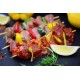 Brochettes de veau marinées texane