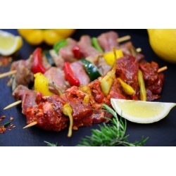 Brochettes de veau marinées texane