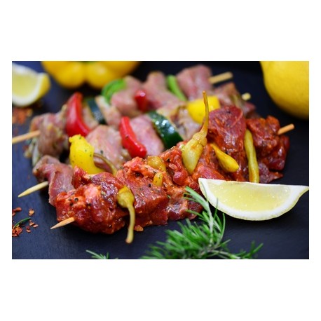 Brochettes de veau marinées texane
