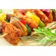 Brochettes de veau marinées persillade