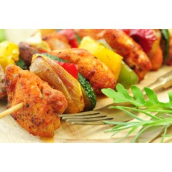 Brochettes de veau marinées persillade