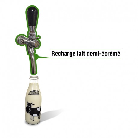 RECHARGE Lait demi-écrémé pasteurisé