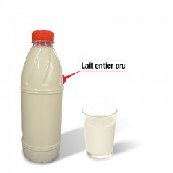 Lait entier cru (Bouteille plastique)