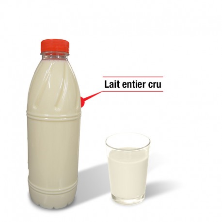 Lait entier cru