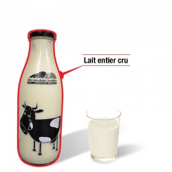 Lait entier cru (bouteille verre)