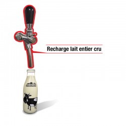RECHARGE Lait entier cru
