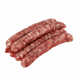 Saucisses de bœuf à l'oignon