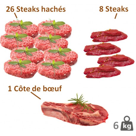 Lot steak haché+++